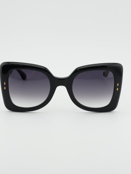 Isabel Marant IM 0120/S 0807 9O Sunglasses Black Square Frame, Grey Lenses main image 5